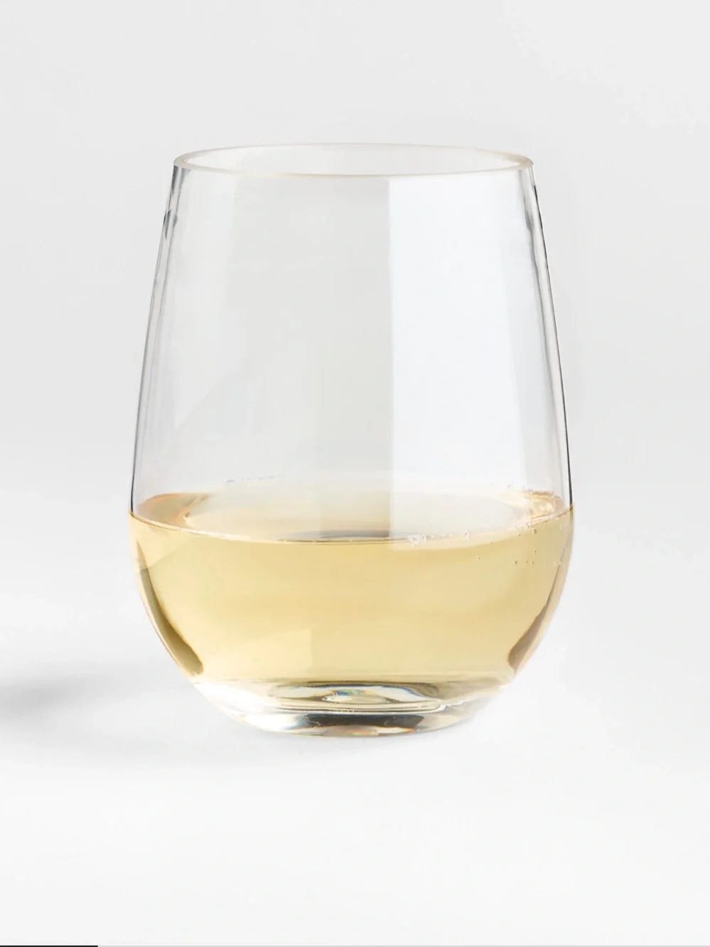 Crate&Barrel Aspen Acrylic Stemless Wine Glasses - Set of 6